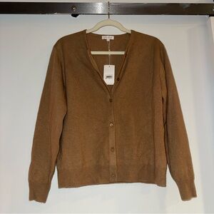 Elegant Tan Cardigan